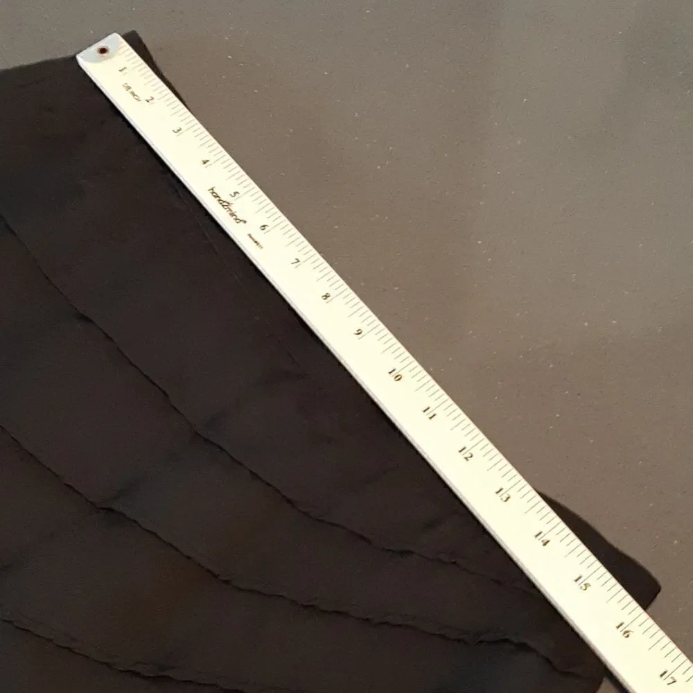AK Anne Klein  sz 6 black midi skirt